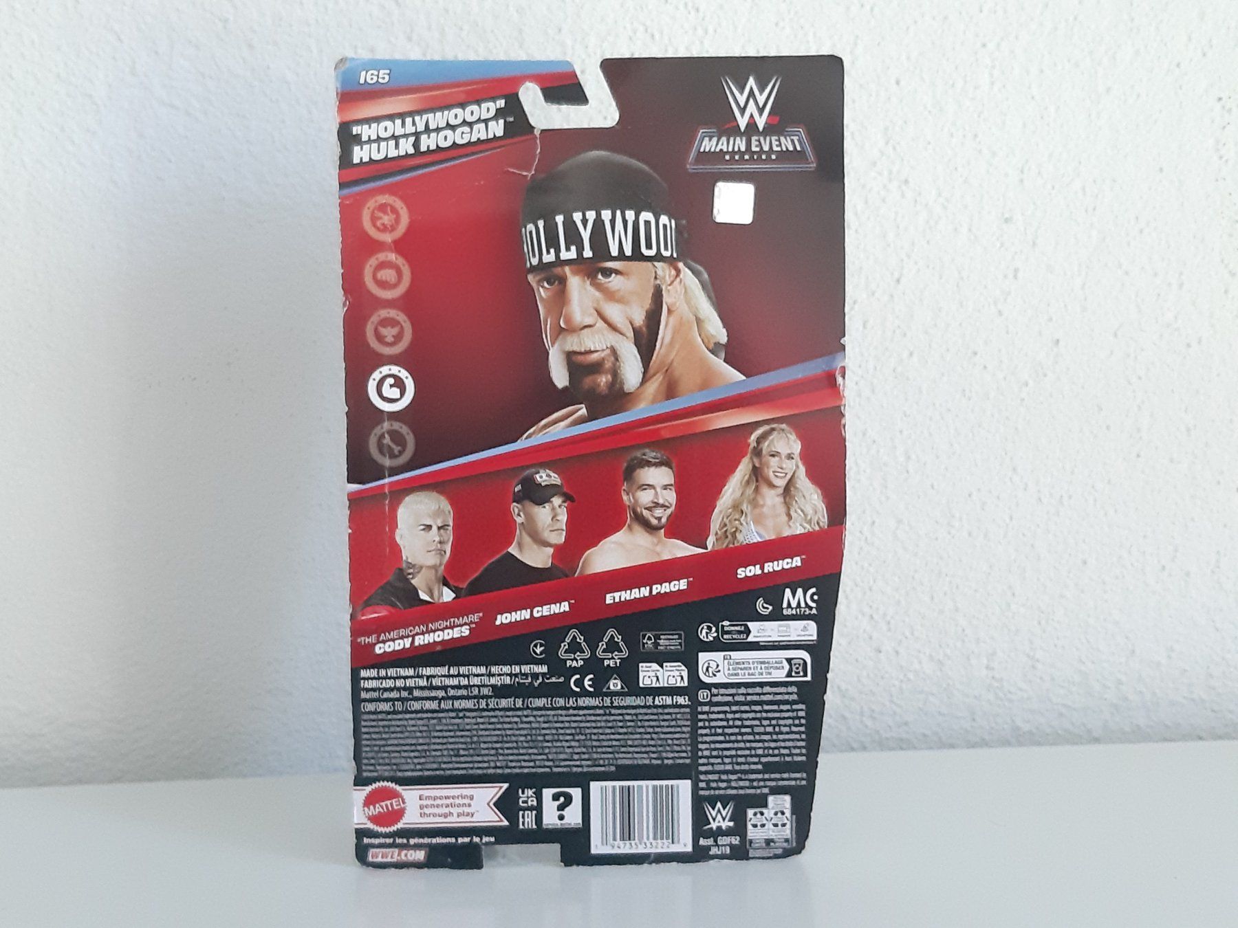 WWE Statuette: WWE Basic Series 165 "Hollywood" Hulk Hogan Action Figure – Nuovo e nell'imballaggio originale da Buchs SG venduto da Bray_Law 2