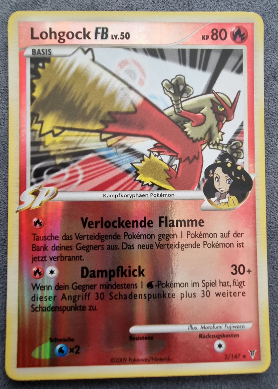Pokémon Sammelbilder & Trading cards: Pokémon Lohgock reverse Holo 2009 - Platin DE 2/147 – Gebraucht aus Roggwil BE von S_Cards 1
