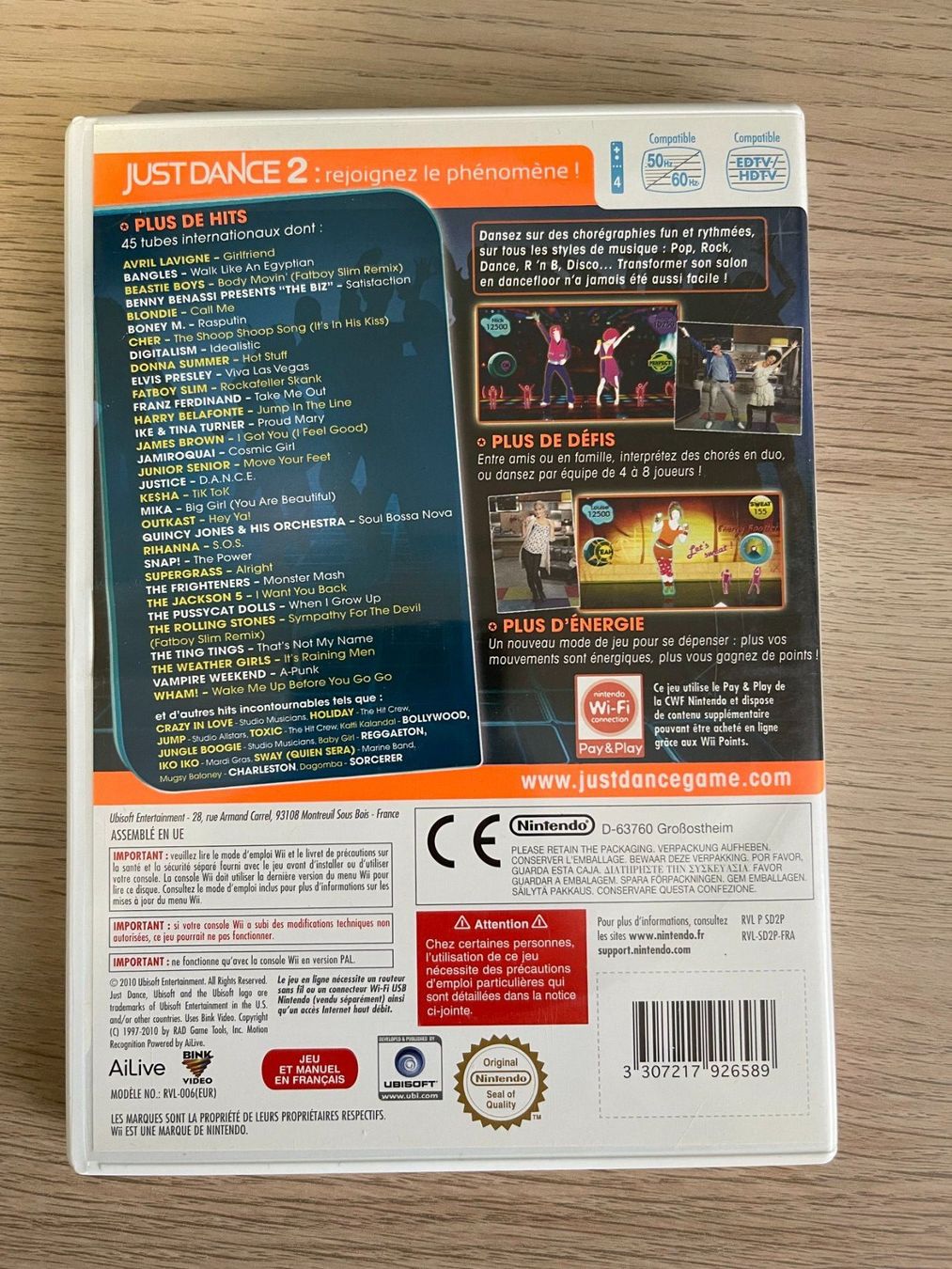 Jeux: Just Dance 2 - Nintendo Wii – D'occasion à Cheseaux-Noréaz par Lepard13 2