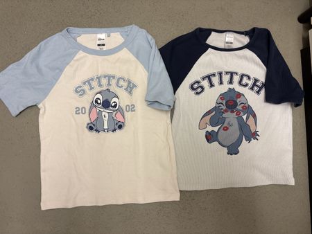 2x Stitch T-Shirts, Gr. 152, Top Zustand, Sommer Hit!