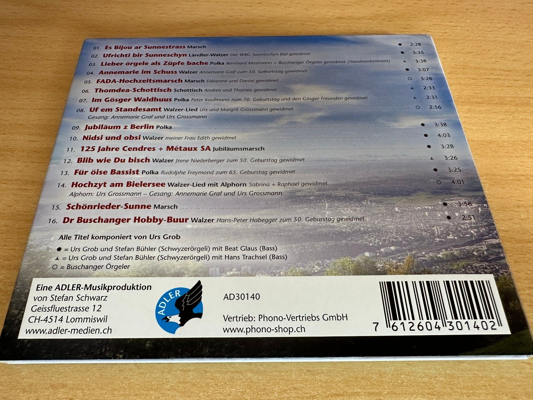 CD: Urs Grob Mit Freunden - Mini Musig – Usato da Rikon im Tösstal venduto da Alpenmutz 1