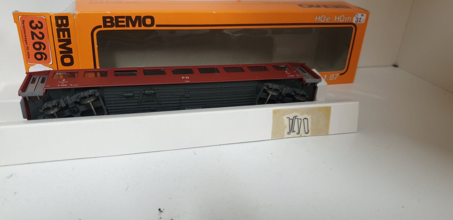 Bemo Modellini di ferrovie: Bemo FO Personenwagen 3266 – Usato da Geroldswil venduto da TopTrain54 1