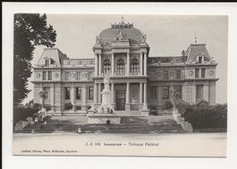 AK ca 1910 Lausanne - Tribunal Fédéral Top Zustand  👌