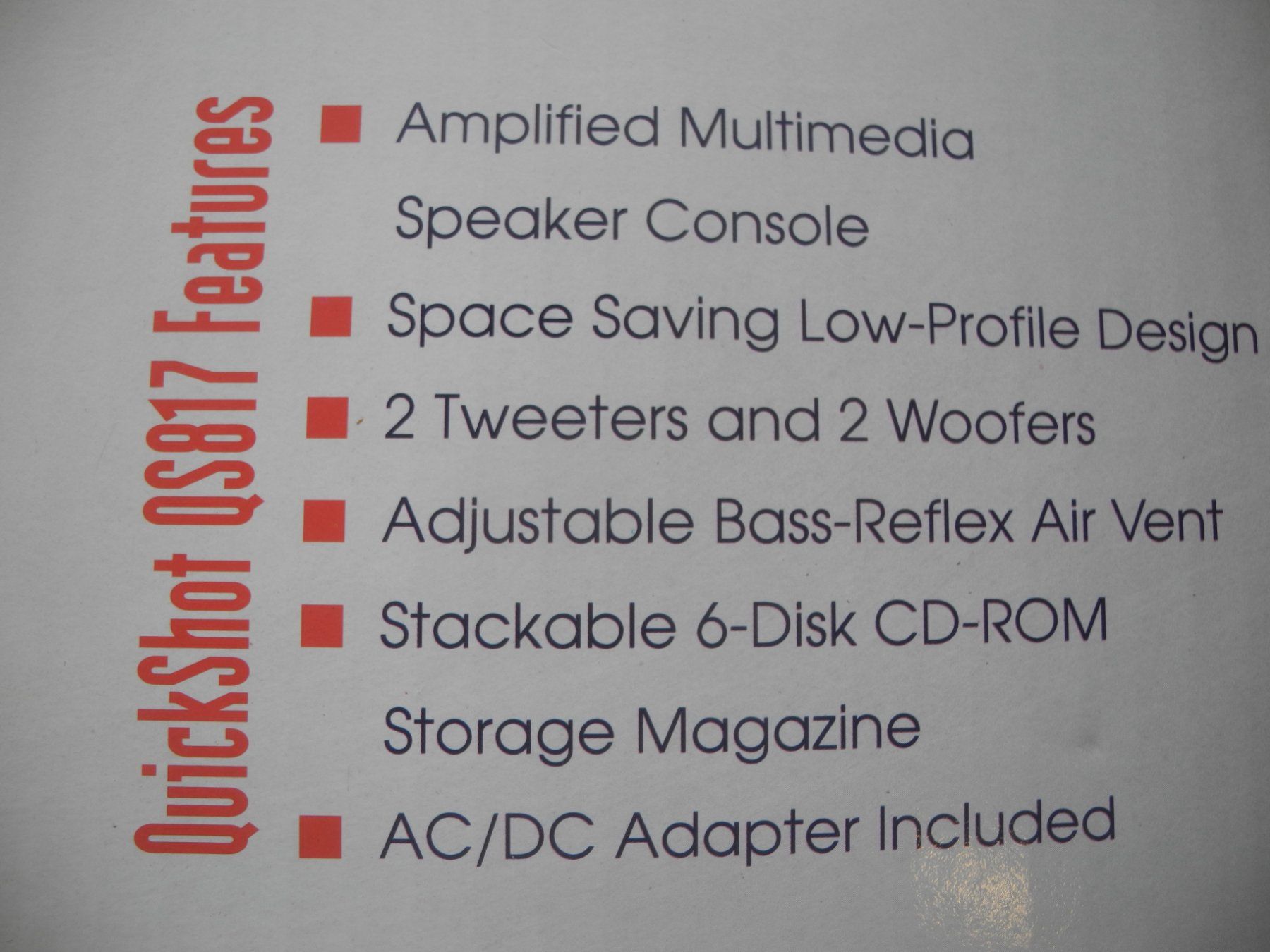 Lautsprecher: SoundStor Multimedia Speaker Console QS-817, Nr. 63a – Gebraucht aus Kottwil von Crazyrolf 7