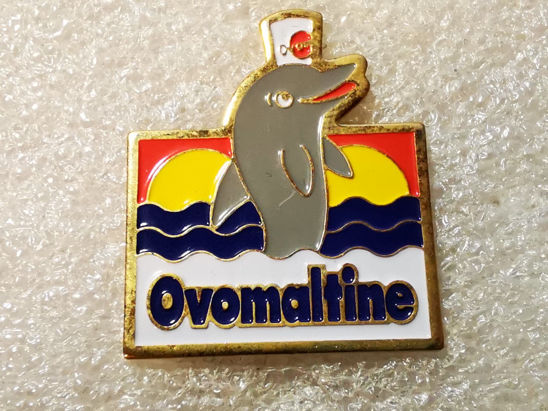 Placchette & Badge: Ansteckpin 68: Ovomaltine – Usato da Oppligen venduto da Pin-Fall-Shop