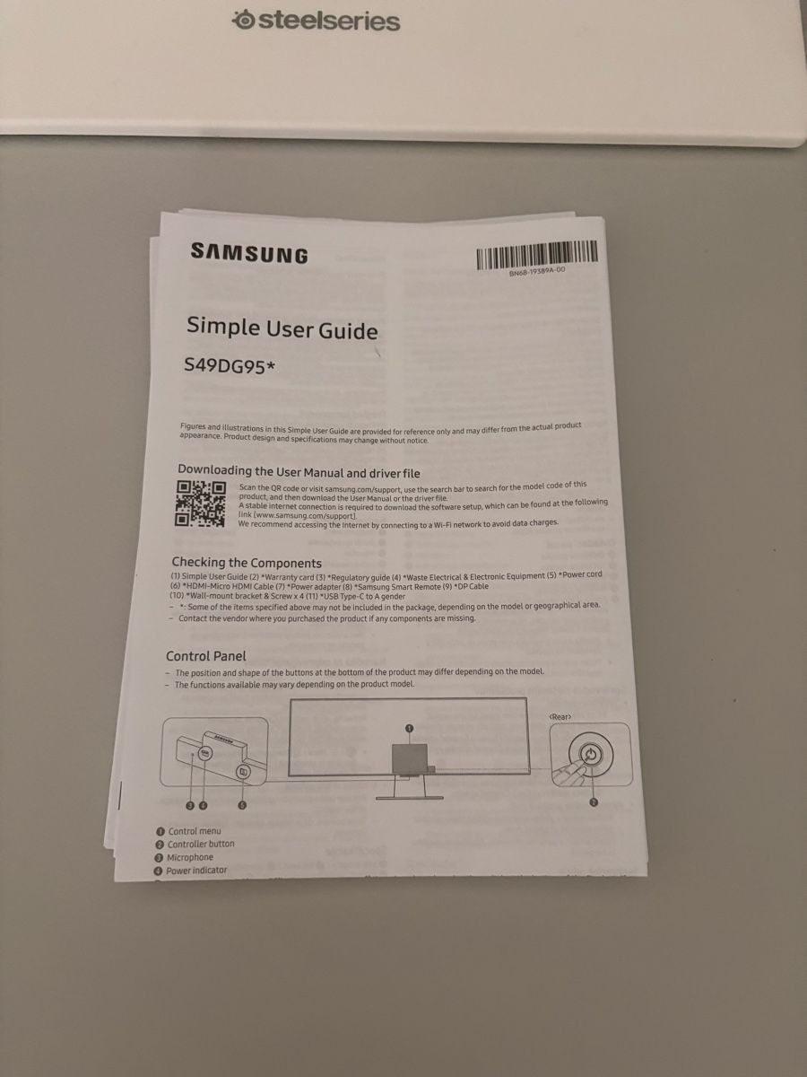 Monitor: Écran Samsung Odyssey OLED G9 - G95SD – Nuovo (secondo la descrizione) da Nyon venduto da aar_tv85 1
