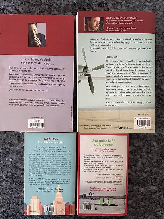 Libri: Lot de 4 livres de Marc Levy – Usato da Boussens venduto da justjuju 1