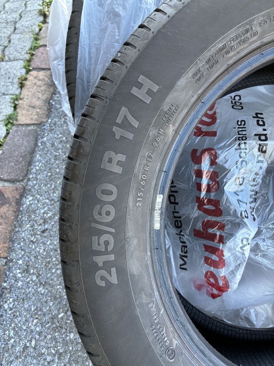 Continental Pneumatici & Ruote complete: 4x Continental R17 Zoll Pneu – Usato da Bilten venduto da Rocky1291 1