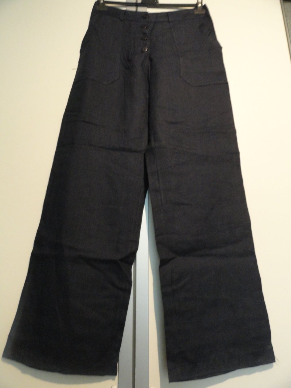 Pantaloni: 100% LEINEN HOSE GR. S *** – Nuovo (secondo la descrizione) da Uetendorf venduto da bibibop