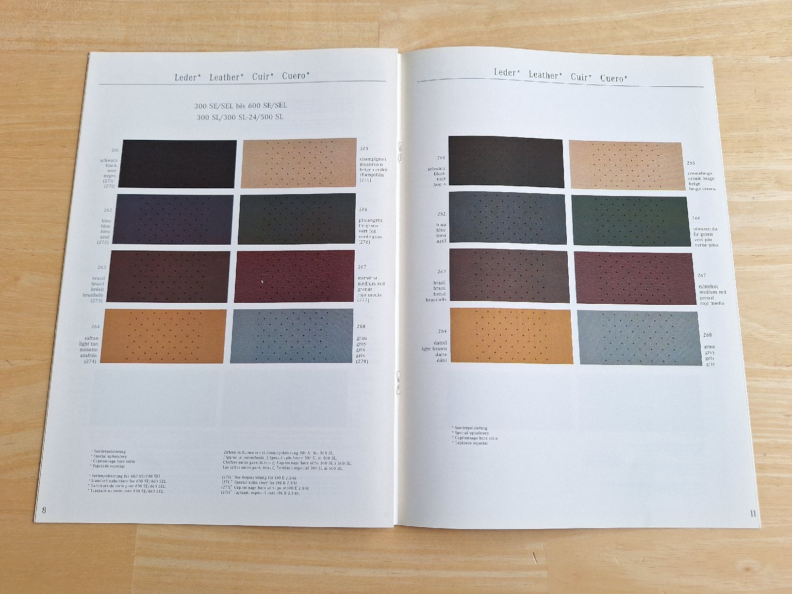 Mercedes-Benz Documenti: Mercedes-Benz Polster Katalog 1992 – Usato da Gossau ZH venduto da SwissJapan 1