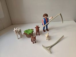 Playmobil set 3116 allevatore e capre