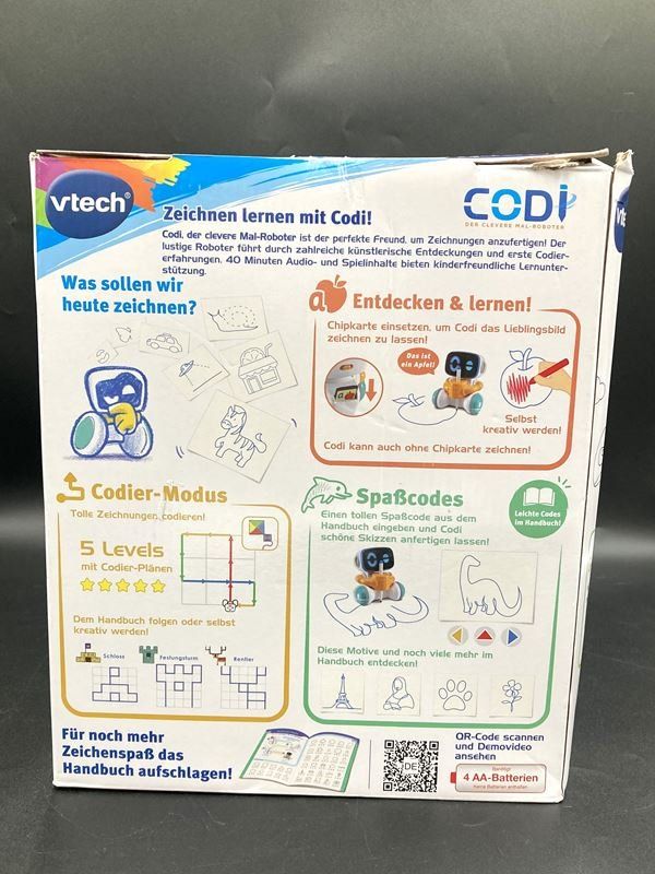 Vtech Giocattoli: VTECH | Codi der clevere Mal-Roboter | 4-8 Jahre – Nuovo (secondo la descrizione) da Wittenbach venduto da Restwert_St-Gallen 7