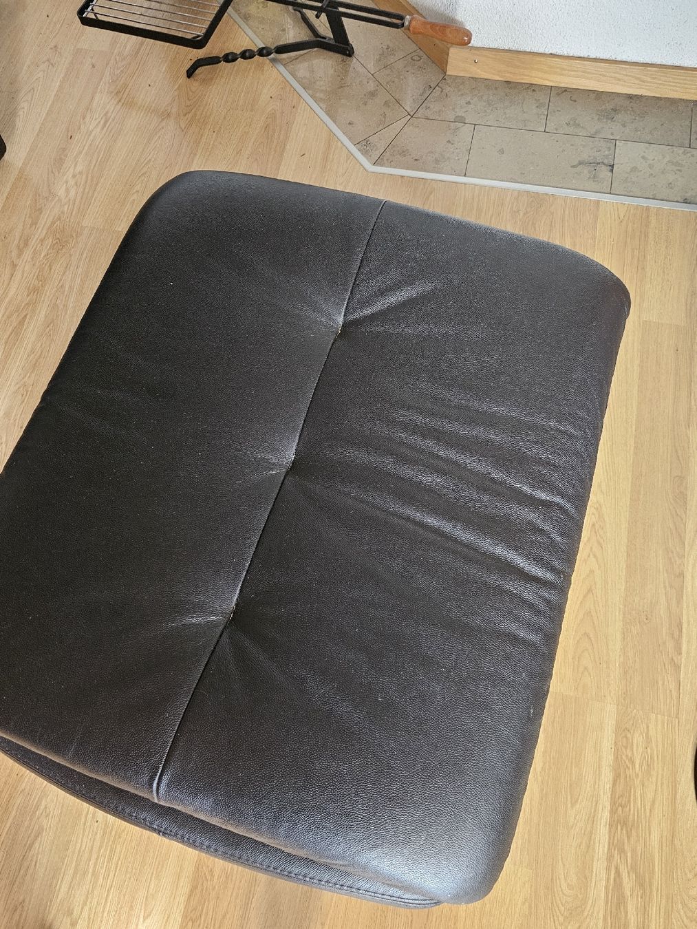 Sedie a sdraio: Echt Lederlounge mit Sessel, Sofa, Hocker – Usato da Hagendorn venduto da sar_sg52 1
