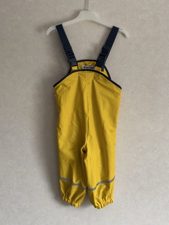 Regenhose Gr. 80 gelb/gefüttert - Neu!