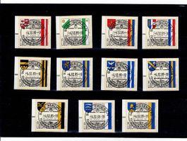 Liechtenstein, Automaten-Marken 1995 Orts-Ersttag 4.12.1995