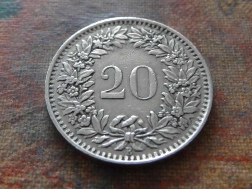 Tutti le monete: 20 Rp. 1944 – Usato da Romanel-sur-Lausanne venduto da Swift13 1