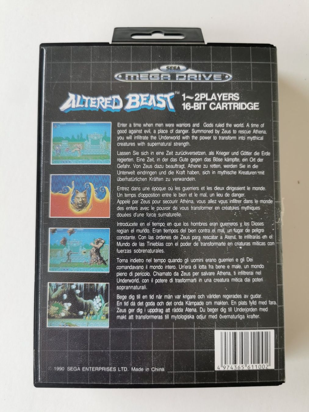 Sega Giochi: Sega Mega Drive - Altered Beast OVP – Usato da Lenzburg venduto da eyworld 2