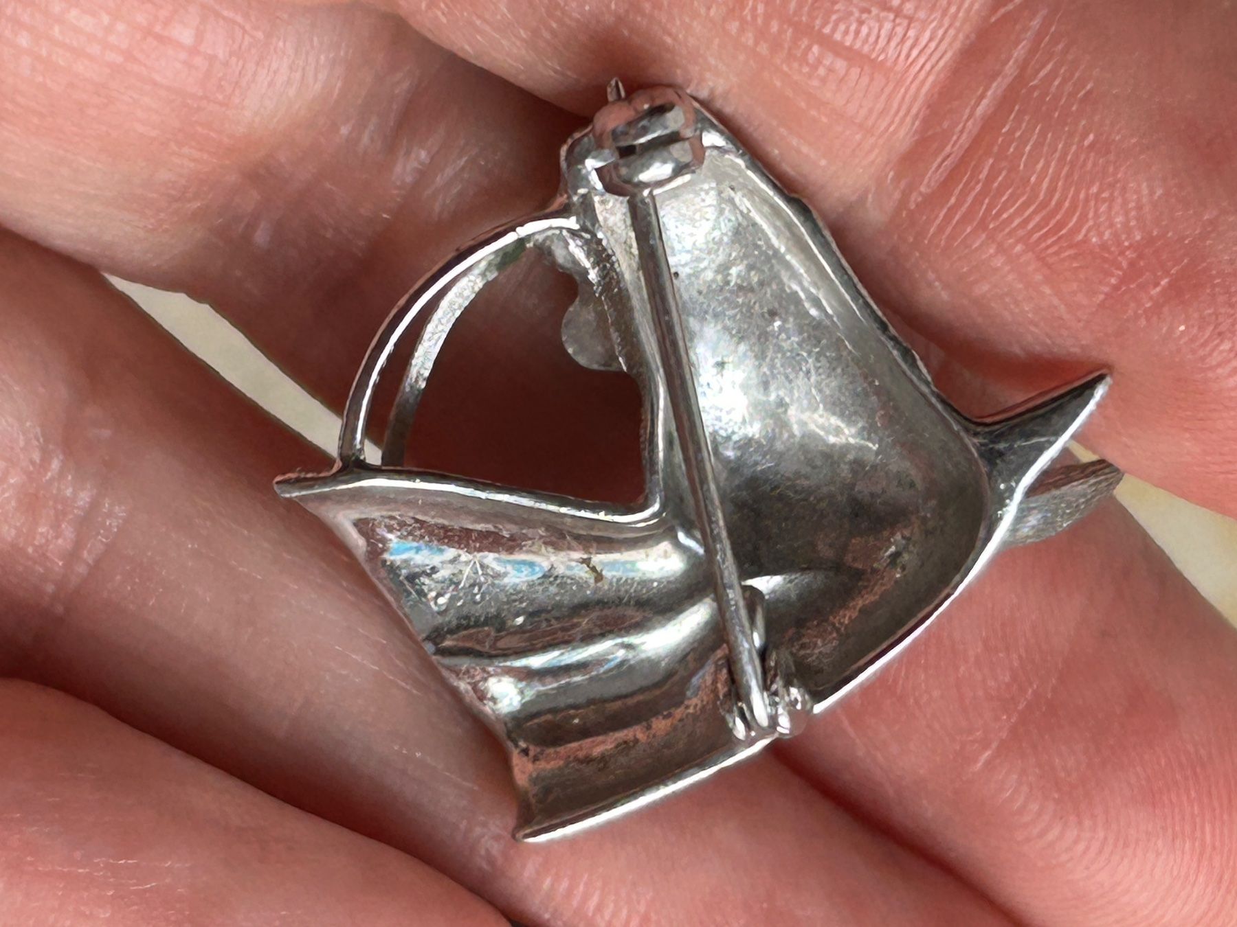 Spille & Fermagli: Pferde-Brosche aus echtem Silber!!! – Usato da Basel venduto da bellespirit 3