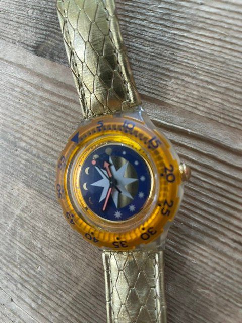 Swatch Orologi: Swatch Scuba 200 "Golden Island" – Usato da Neuhausen am Rheinfall venduto da galleria13 1