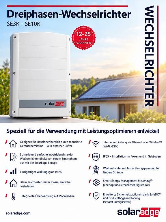 Onduleurs: Solaredge Dreiphasen Wechselrichter – D'occasion à Igis par grisonelle 1
