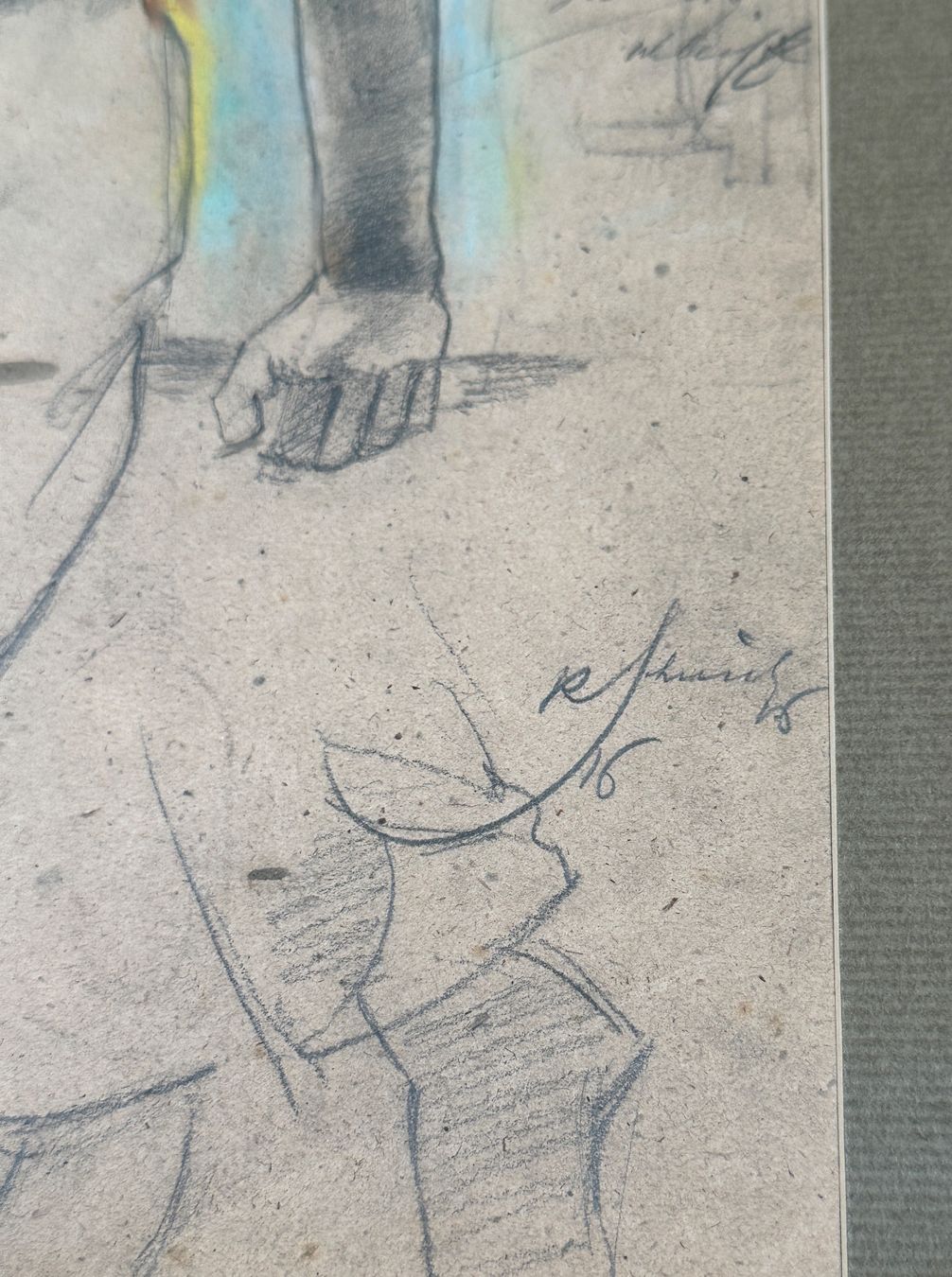Dipinti: Robert Schürch Buntstift Zeichnung – Usato da Horgen venduto da eli_9xdn 3