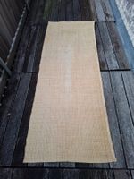 Wandbehang leer, gewoben aus Bast und Baumwollgarn, 70 x 182