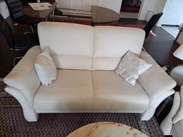 3- + 2-Sitzer Sofa und 1 Sessel hellbeige