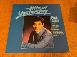 Paul Anka - Hits of Yesterday - LP Schallplatte - Top Zustan