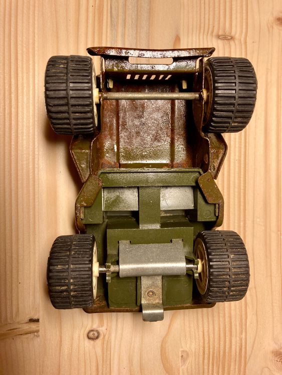 Tonka vintage Jeep Willys/CJ US Army Blechspielzeug 6