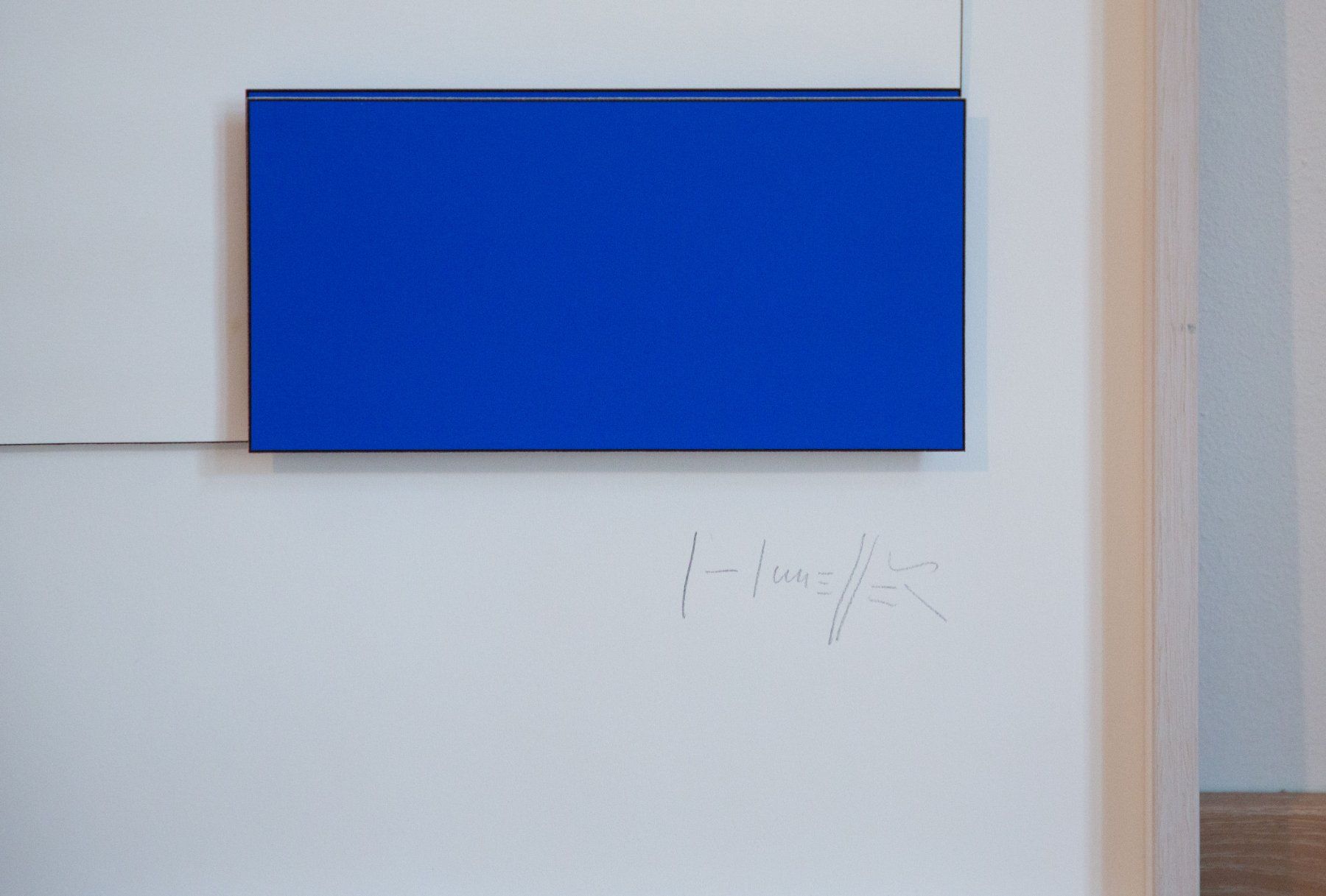 Dipinti: Honegger - Konkrete Komposition mit Blau (2014) – Usato da Basel venduto da bigmbh 3
