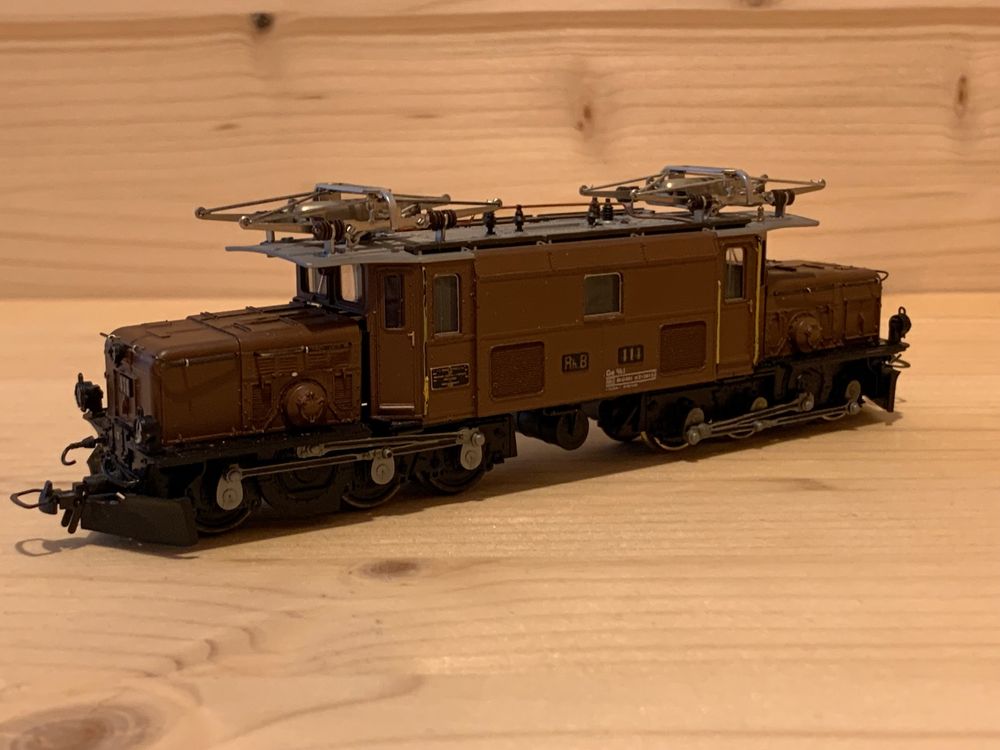 Bemo Modelleisenbahnen: BEMO RhB Ge 6/6 I 414 Krokodil, ESU Digital OVP – Gebraucht aus Disentis/Mustér von Zbot28 2