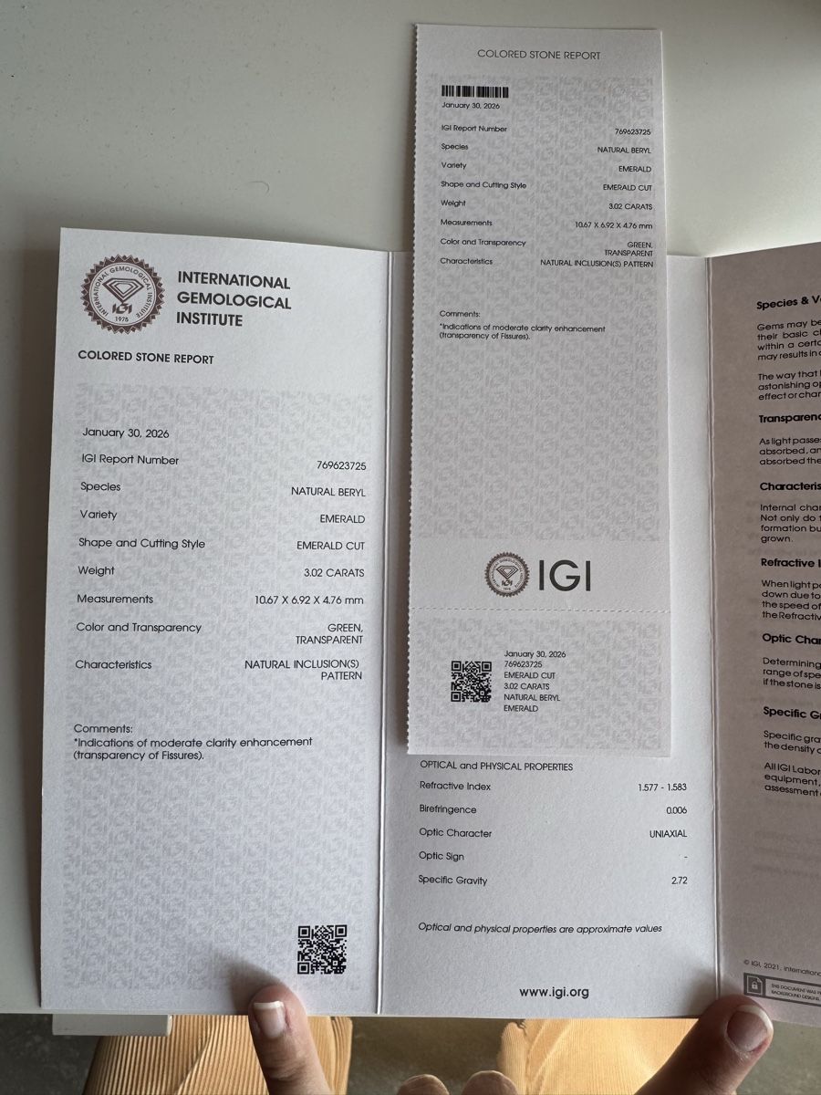 Edelsteine: 3.02 carat Emerald  – Neu und originalverpackt aus Bern von far_x9zx 2