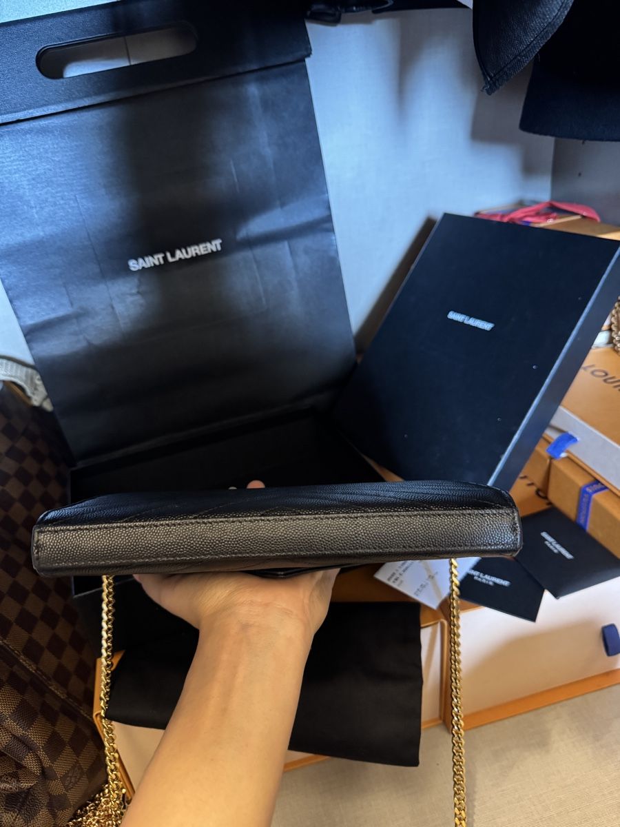 Saint Laurent Borse da donna: Saint Laurent Classic Chain Wallet (WOC 9) Full set – Usato da Widnau venduto da Pukpan_99 4