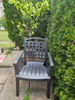 4 Gartenstühle schwarz