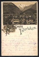 Litho Interlaken, Teilansicht gegen die 