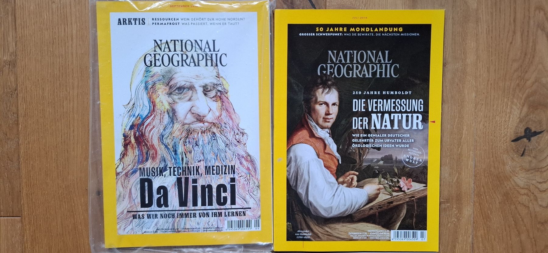 Zeitschriften & Magazine: 4 National Geographic grosse Denker, Darwin, Da Vinci – Gebraucht aus Mellingen von lathei 1