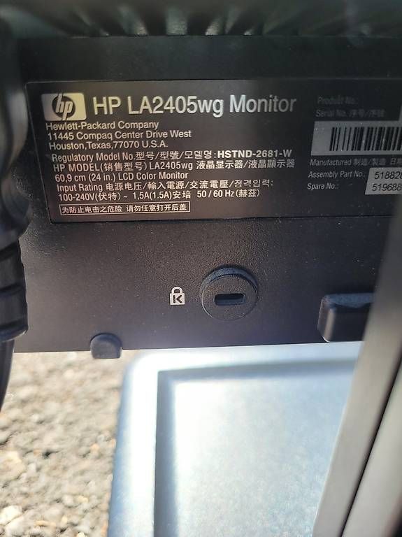 Monitor: Monitor HP Compaq LA2405wg – Usato da Brienz BE venduto da falbabella 1