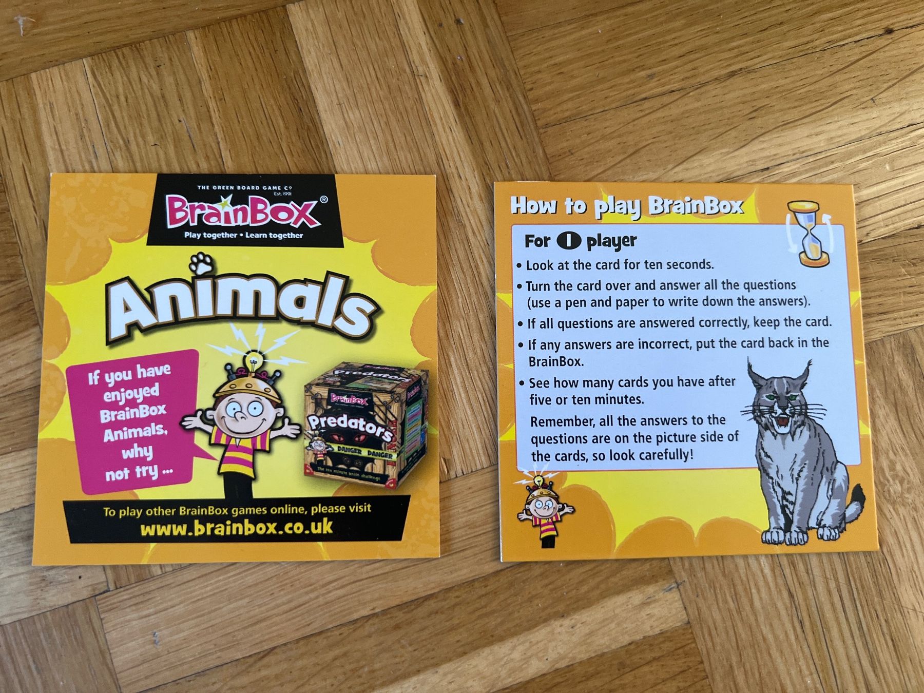 Giochi: BrainBox Lernspiel Tiere - englisch – Usato da Zuchwil venduto da Commander0 3