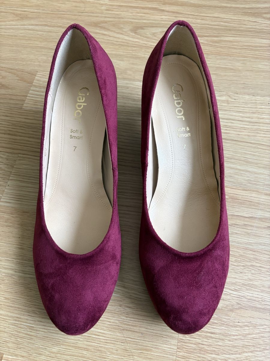 Scarpe da donna: Damen-Pumps von Gabor, burgunderrot – Nuovo (secondo la descrizione) da Riehen venduto da SBlock 1