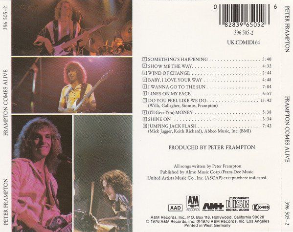 CD: CD Peter Frampton – Frampton Comes Alive! – Usato da Burg AG venduto da ..machine_rec.. 1