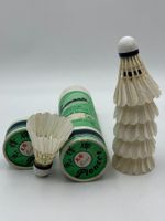 Profi PIONEER Badminton Federbälle, Echtfedern handgemacht