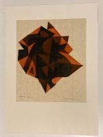 Oskar Dalvit 1950 (1911-1975) Holzschnitt signiert 69d Handa