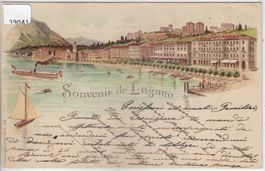 Souvenir de Lugano - Litho 1897