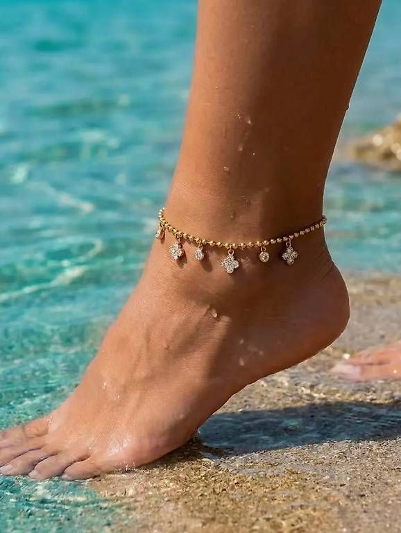 Bracciali & Braccialetti: Chaîne à cheville trèfles Neuve – Usato da Lucens venduto da TCG_sellnbuy
