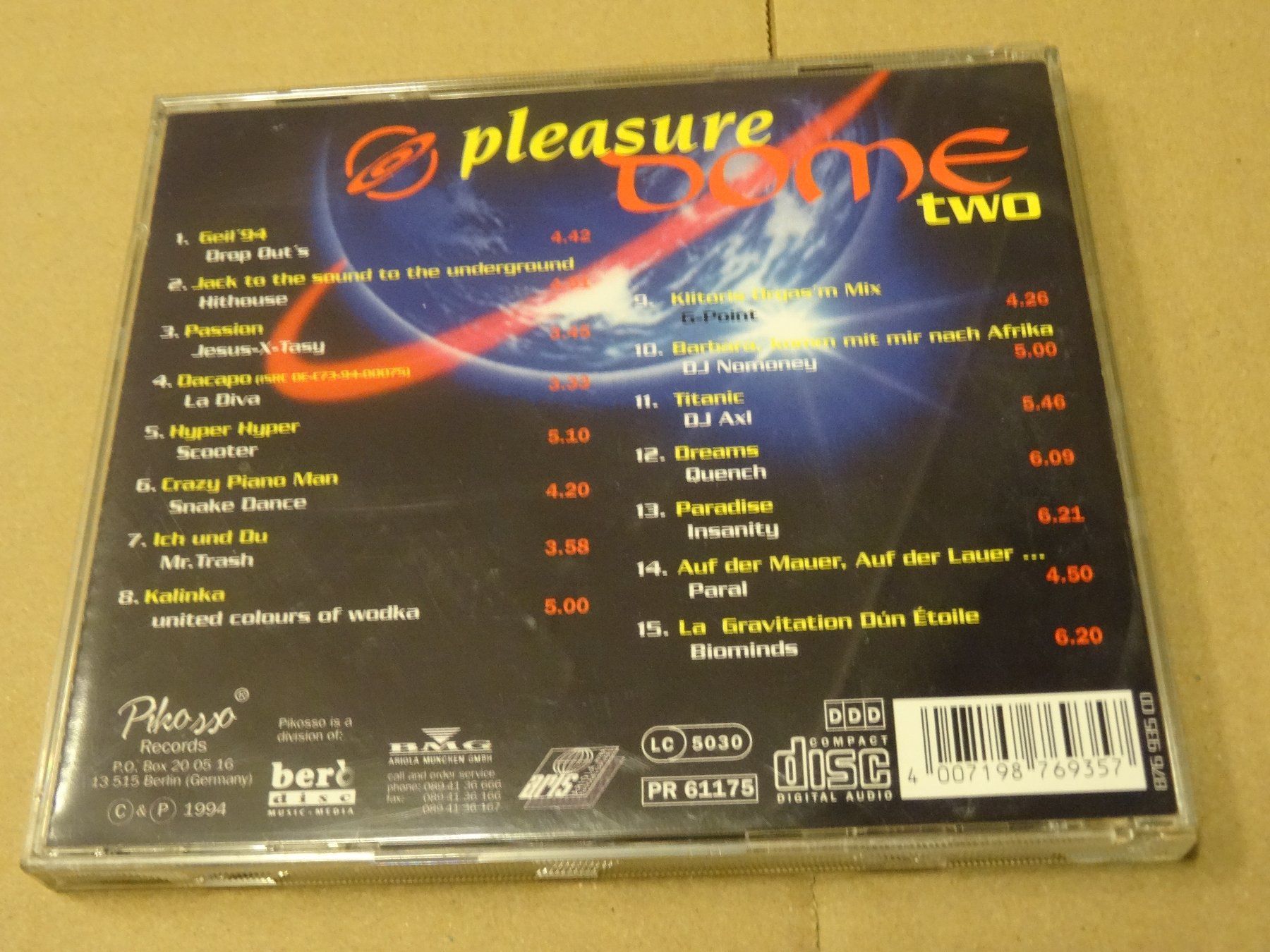 CDs: Pleasure Dome two CD – Gebraucht aus Olten von Disc-Ausverkauf 1