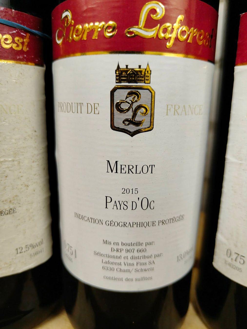Vino: 6x 2015 Merlot Pierre Laforest – Nuovo (secondo la descrizione) da Münchenstein venduto da wusmarino 3