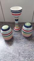 SEGAFORM Keramik Eierbecher + Salz/Pfeffer