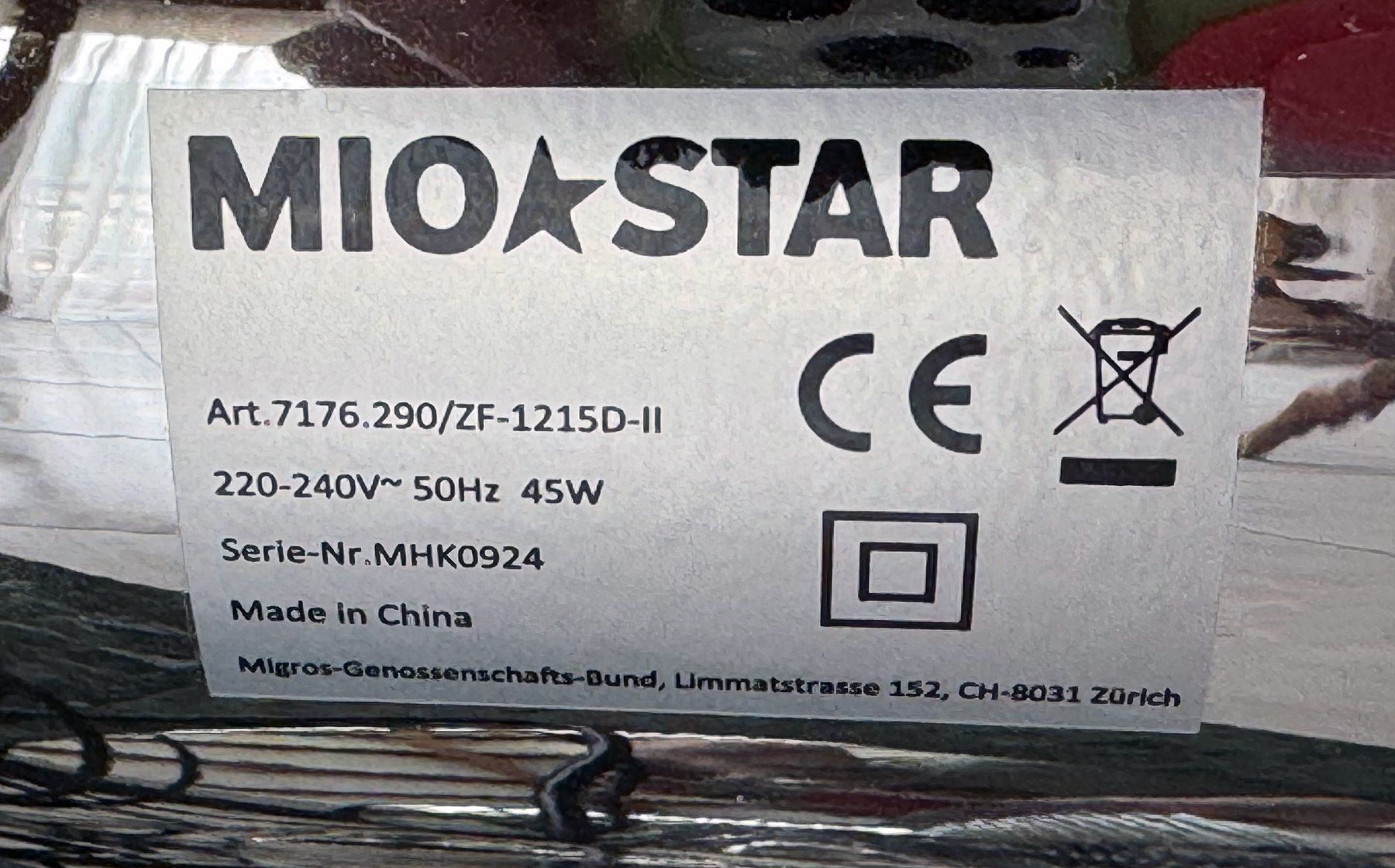 Mio Star Ventilatori: Mio Star Tischventilator Table Fan 30, neuwertig – Nuovo (secondo la descrizione) da Engelberg venduto da good.dog 3
