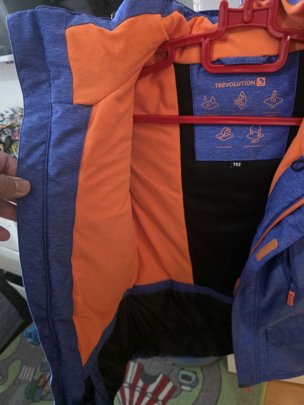 Jacken & Mäntel: TreVolution Kids' Ski Jacket Size 152, Blue/Orange – Neu (gemäss Beschreibung) aus Muri b. Bern von wan_h55r 2