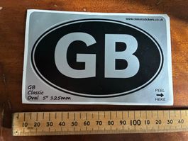 Autocollant GB pour voiture